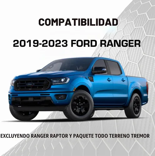 Vista 3 de Bulletpoint RubiGrid - Soporte de teléfono de metal para salpicadero, soporte para varios dispositivos, compatible con Ford Ranger 2019-2023