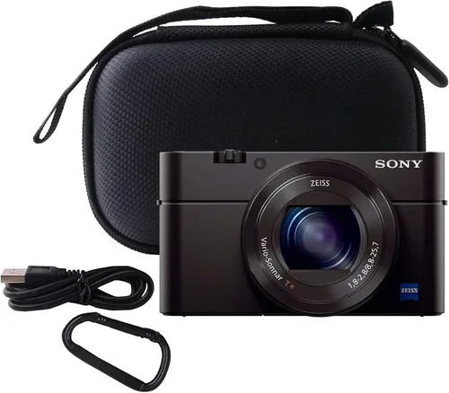 Vista 6 de Funda rígida compatible con cámara digital Sony RX100 VII/RX100 VI/RX100 V/ RX100 IV/RX100 III /RX100 II (solo funda)