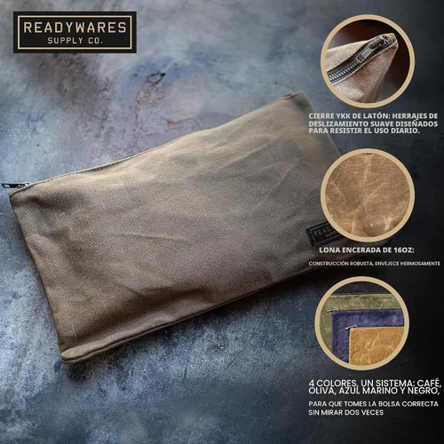 Vista 3 de Readywares bolsas de herramientas con cierre de lona encerada 4