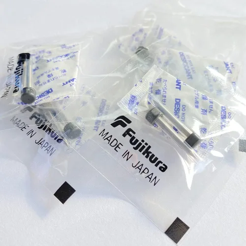 Vista 6 de (5 pares) ELCT2-20A electrodos para Fujikura FSM-50S 60S 60r 70S 80S Fibra Óptica Fusión Máquina/Fusión Empalmador Electrodo varilla ELCT2-20A