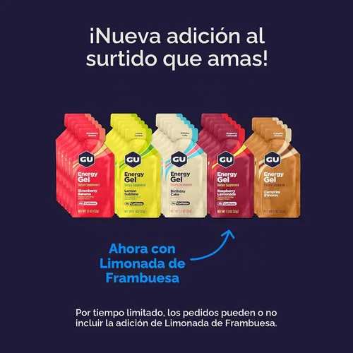 Vista 2 de GU Energy, Geles energéticos originales, mezclados sin cafeína (paquete de 48)