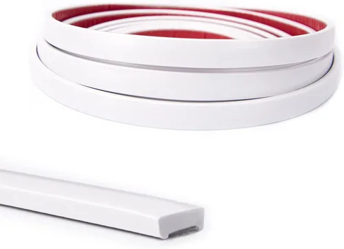 Vista 11 de Art3d - Moldura de vinilo flexible para despegar y pegar, de 10 pies para bordes de azulejos de pared, loseta en muro de cocina, marco de espejo