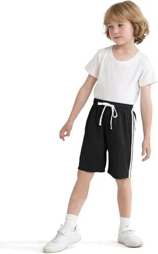 Vista 6 de Resinta Toddler Boys Shorts Boys Quick Dry Athletic Pull-On Shorts with Elastic Waist for Summer Playwear