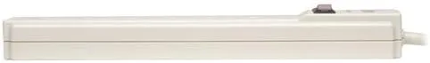 Vista 5 de Tripp Lite (TLP602) contacto múltiple de 6 salidas, con cable de 2 pies Cable de 1.2 m + TEL Gris