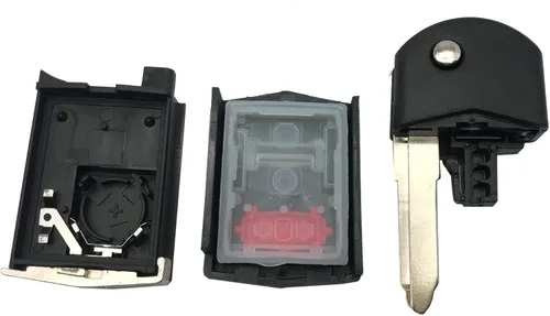 Vista 7 de Carcasa para llavero Mazda CX5 CX7 RX8 CX9 MX5 sin llave remota entrada remota de automóvil (1)