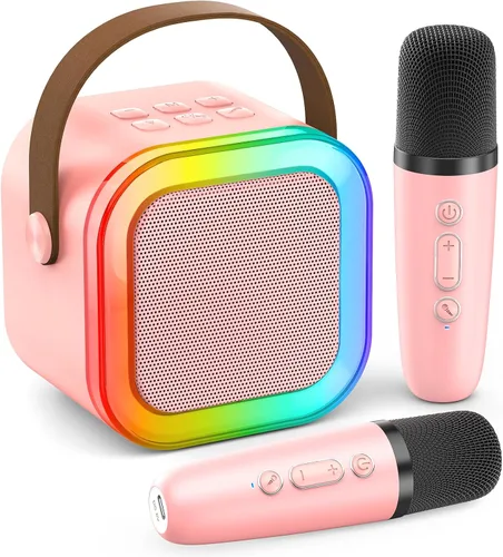 Vista 15 de Mini máquina de karaoke para niños y adultos, 2026, los mejores regalos de cumpleaños para niñas y niños de 3, 4, 5, 6, 7, 8 años, juguetes
