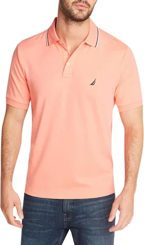 Vista 4 de Nautica Polo de manga corta de ajuste clásico para hombre