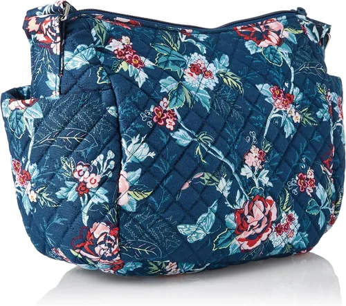 Vista 2 de Vera Bradley - Bolsa cruzada de algodón para mujeres en movimiento