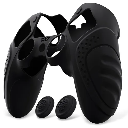 Vista 9 de PlayVital Guardian Edition Anti-Slip Ergonomic Silicone Cover Case for ps5 Edge Controller, Soft Rubber Protector Skin for ps5 Edge Wireless