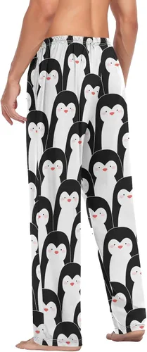 Vista 6 de Cute Pajama Pants Mens Lounge Pants Super Soft Men Pajama Bottoms with Pockets Drawstring