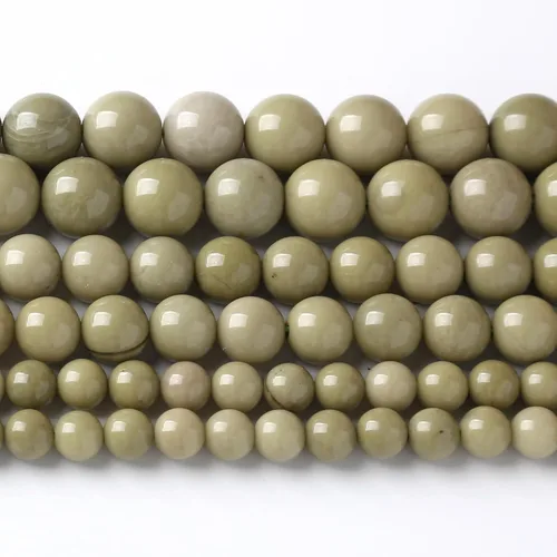 Vista 4 de Cuentas sueltas de jade de angelita verde de 4 mm, 86 piezas, piedra natural de aguacate para hacer joyas, pulsera DIY Jade Aguacate