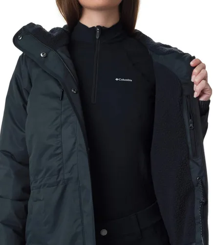 Vista 9 de Columbia Chaqueta con forro sherpa del South Canyon para mujer resistente al agua ligera