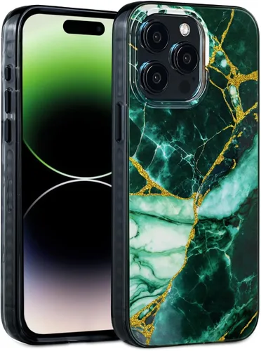 Vista 54 de SCORPIFY Funda para iPhone 15 Pro Max [Compatible con MagSafe] con Diseño de Estampado de Leopardo Guepardo Negro Mate, Linda Funda Magnética