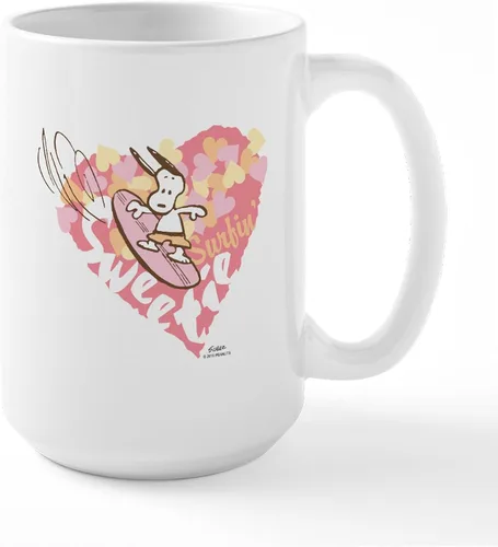 Vista 66 de CafePress SNOOPY Joe Cool - Taza de café de cerámica (15.0 fl oz)
