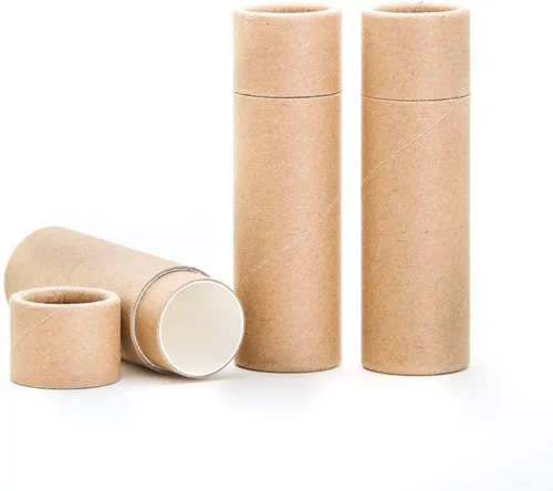 Vista 2 de 1000 tubos de bálsamo labial de cartón kraft de 1 onza/ungüento/cosmético/loción
