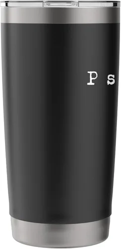 Vista 4 de Psyche! Funny 90s Slang Retro Nostalgia Vibe Stainless Steel Insulated Tumbler