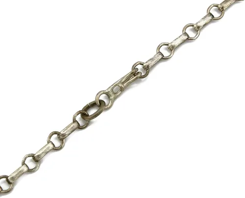 Vista 4 de Collar Navajo Montoya para mujer, color turquesa natural, plata maciza .925, turquesa