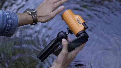 Vista 8 de Python - Telescopio monocular Explorer de 0.394 x 1.654 in con adaptador para teléfono inteligente y trípode, telescopio monocular de alta potencia