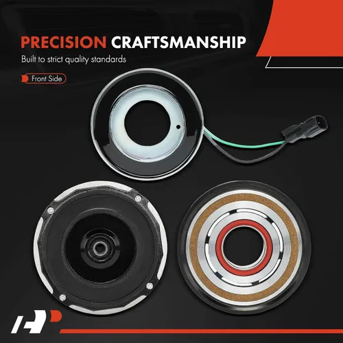 Vista 4 de A-Premium Kit de embrague de compresor de aire acondicionado compatible con Ford Edge 2019-2022 2.7L y Lincoln Nautilus 2019-2022 2.7L