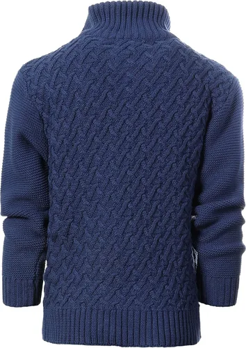 Vista 2 de Gioberti Jersey De Cuello Mock Para Niños Y Adolescentes Azul real