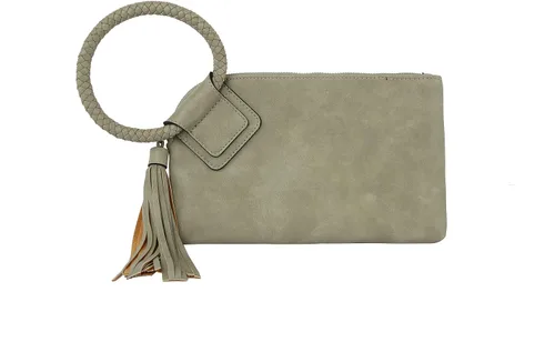 Vista 37 de Monedero de mano para mujer, cartera de noche con correa de mano, informal, formal, de cuero vegano, Metro Muse