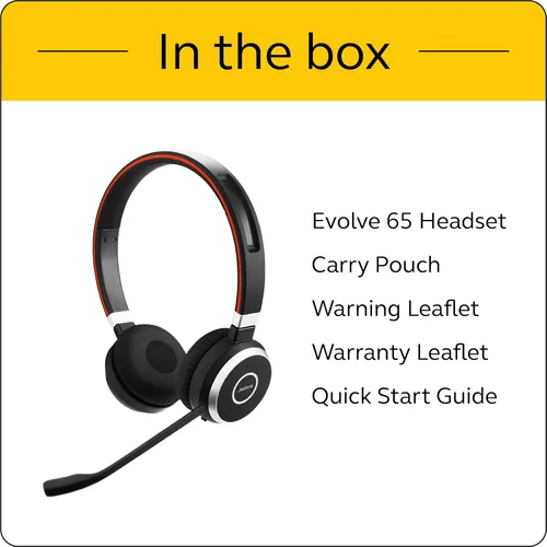 Vista 2 de Jabra Evolve 65 Mono MS, soporte de carga y enlace 370 - Audífonos con micrófono profesionales