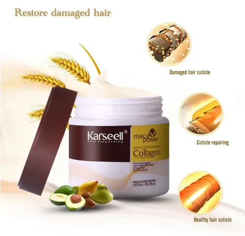 Vista 10 de Karseell - Mascarilla para el cabello con colágeno para reparación profunda y dañada para el cabello