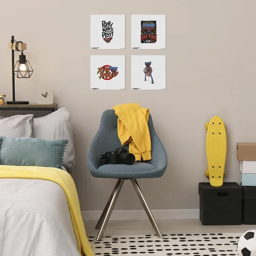 Vista 7 de Gallery Pops Poppy Playtime: Capítulo 3 - Arte de pared con cuerdas de piernas largas de mamá, versión sin marco, 12 x 12 pulgadas, arte de pared