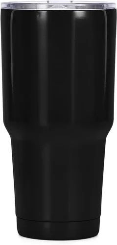 Vista 9 de Muka Vaso de acero inoxidable de 30 onzas con tapa resistente, taza de viaje aislada de doble pared, color azul rey Azul Real
