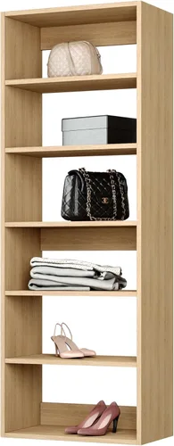 Vista 7 de Modular Closets Vista Collection - Estantería con estante de madera integrada (gris, 19.5 pulgadas de ancho)