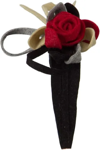 Vista 3 de Fieltro Multicolor Diadema con florNegro w01s36a