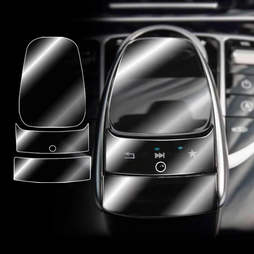 Vista 2 de IPG Para MERCEDES BENZ Command Touchpad Controller Protector de hidrogel Invisible Ultra HD Película transparente anti arañazos