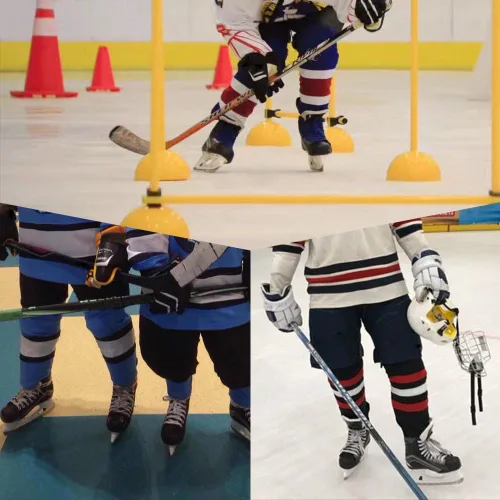 Vista 7 de COLDINDOOR Calcetines de hockey sobre hielo para adultos mayores