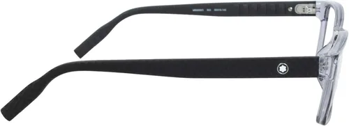 Vista 3 de Gafas graduadas Montblanc MB 0066 O- 003 Negro