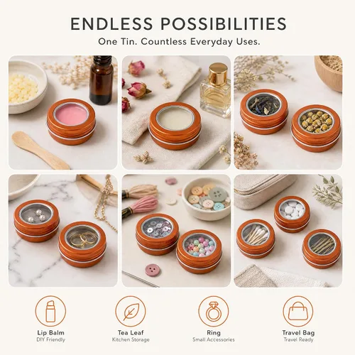 Vista 5 de Latas de aluminio mandarina de 1 oz (1 fl oz) con tapas y etiquetas
