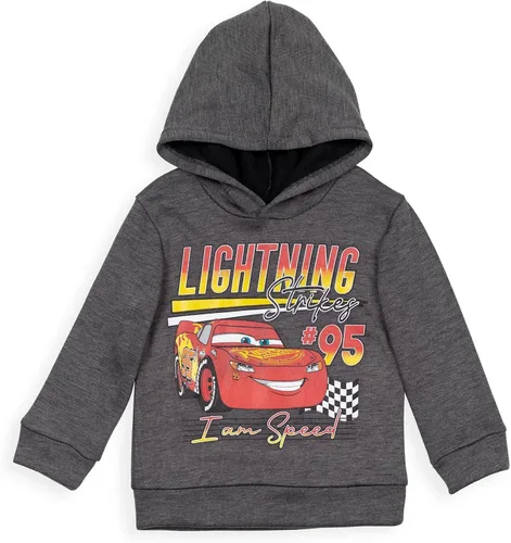 Vista 2 de Disney Pixar Cars Lightning McQueen - Conjunto de sudadera con capucha y pantalones de vellón