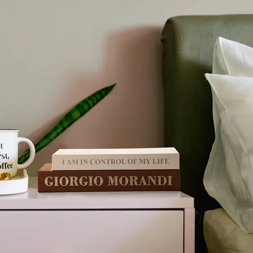 Vista 5 de Libros Decorativos - Libro Falso Moderno para Decoración, Caja de Almacenamiento de Libros Falsos para Mejorar Tu Mesa de Centro, Entrada, Comedor