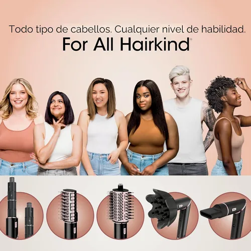 Vista 14 de Secador de Pelo Shark Sistema de Estilo FlexStyle Cepillo Secador de Pelo Portátil y Potente Rizador de Pelo y Voluminizador Incluye 6