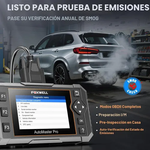 Vista 7 de FOXWELL NT510 Pro apto para BMW, herramienta de escaneo 2 en 1 y probador