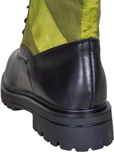 Vista 6 de Disfraz de villano Riddler para Halloween, cosplay, superhéroe, botas verdes militares