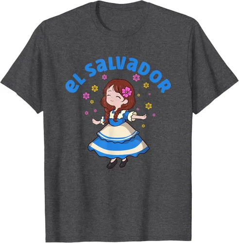 Vista 31 de Camiseta de mujer hispana con bandera salvadoreña de El Salvador Orgullosa, Negro