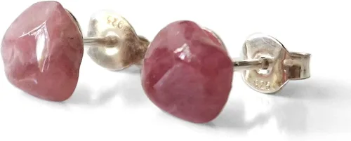 Vista 18 de Pendientes de tuerca de cristal de piedra natal aleternativa para mujer y hombre