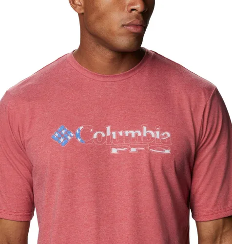 Vista 4 de Columbia Men's PFG Stacked Logo Graphic Ss