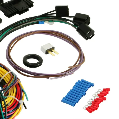 Vista 9 de Cables universales extralargos de 21 circuitos, kit de arnés de cableado Hotrod compatible con cableado automotriz universal GM Chevy