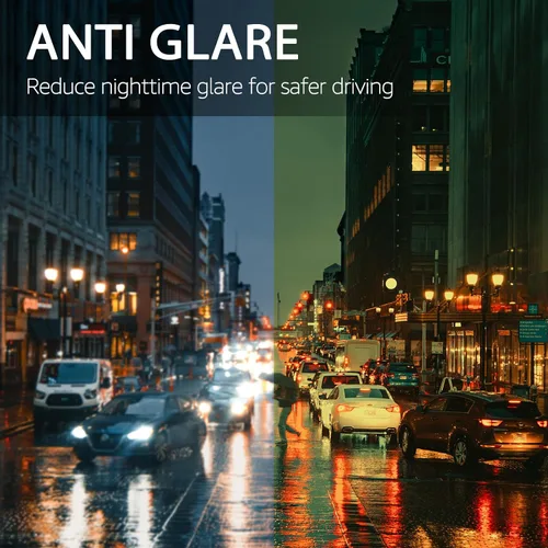 Vista 5 de IGnaef Gafas de visión nocturna antirreflejo para conducir polarizado amarillo gafas nocturnas UV400 protección IF8859