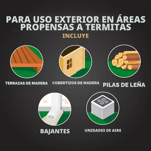 Vista 3 de Spectracide Terminate - Concentrado para matar termitas y hormigas carpinteras, mata termitas, hormigas y hormigas carpinteras, 946 mL