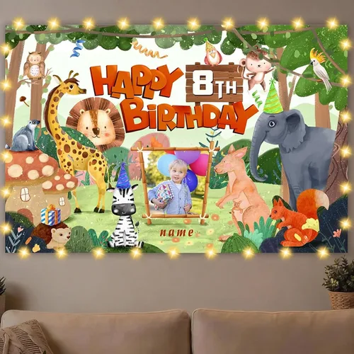 Vista 18 de Dicodes Decoraciones de cumpleaños de unicornio personalizadas para niñas, pancarta de cumpleaños de unicornio, decoración de cumpleaños de princesa