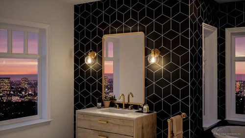 Vista 2 de Urban Ambiance Aplique de pared vintage de lujo, tamaño pequeño: 9.5 pulgadas de alto x 6.5 pulgadas de ancho, con elementos de estilo americano