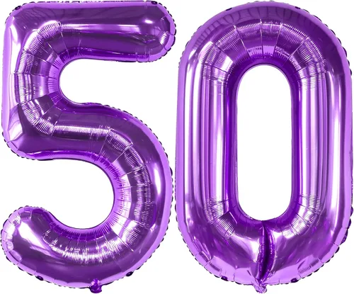 Vista 11 de KatchOn - Globo negro grande del número 50, 40 pulgadas, decoraciones de cumpleaños 50 negro sobre la colina para hombres y mujeres, decoraciones