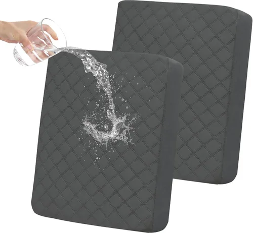 Vista 9 de Easy-Going Funda de cojín impermeable para silla, antideslizante, a prueba de fugas, acolchada y elástica, protector de muebles para perros, Beige